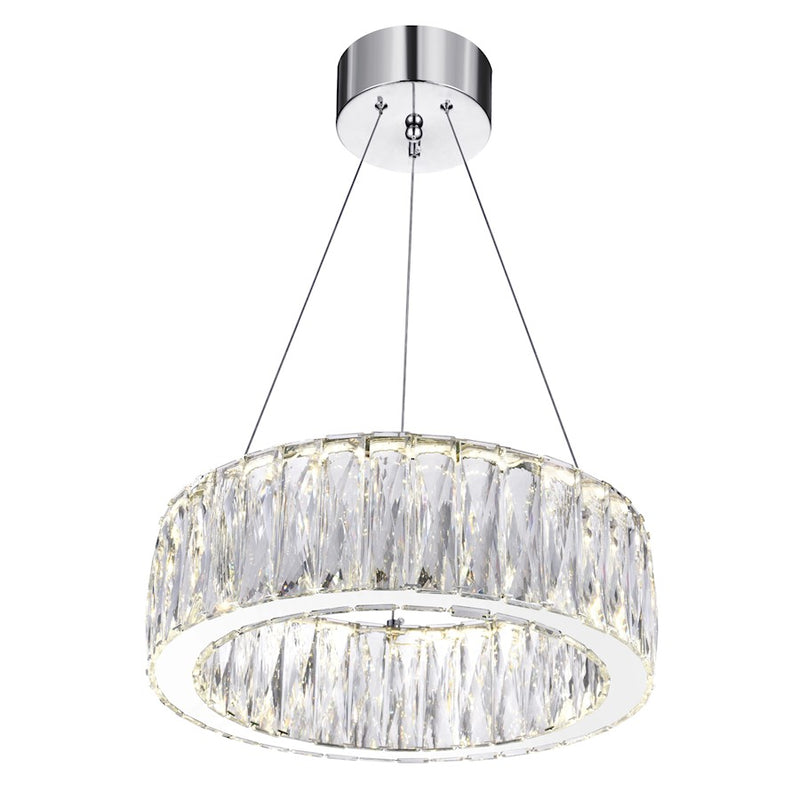 CWI Lighting Juno Chandelier, Chrome