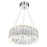 CWI Lighting Juno Chandelier, Chrome