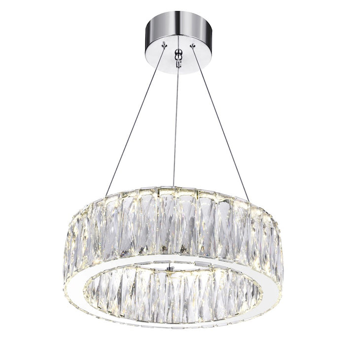 CWI Lighting Juno Chandelier, Chrome
