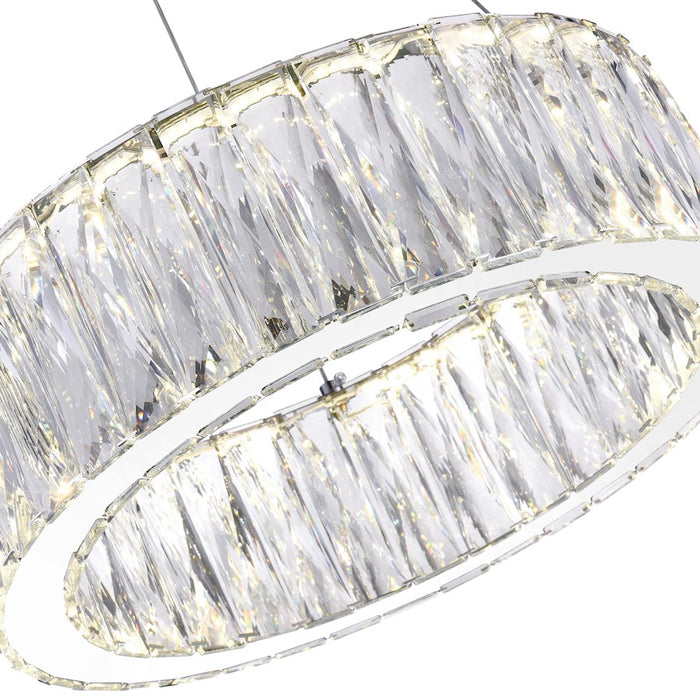 CWI Lighting Juno Chandelier, Chrome