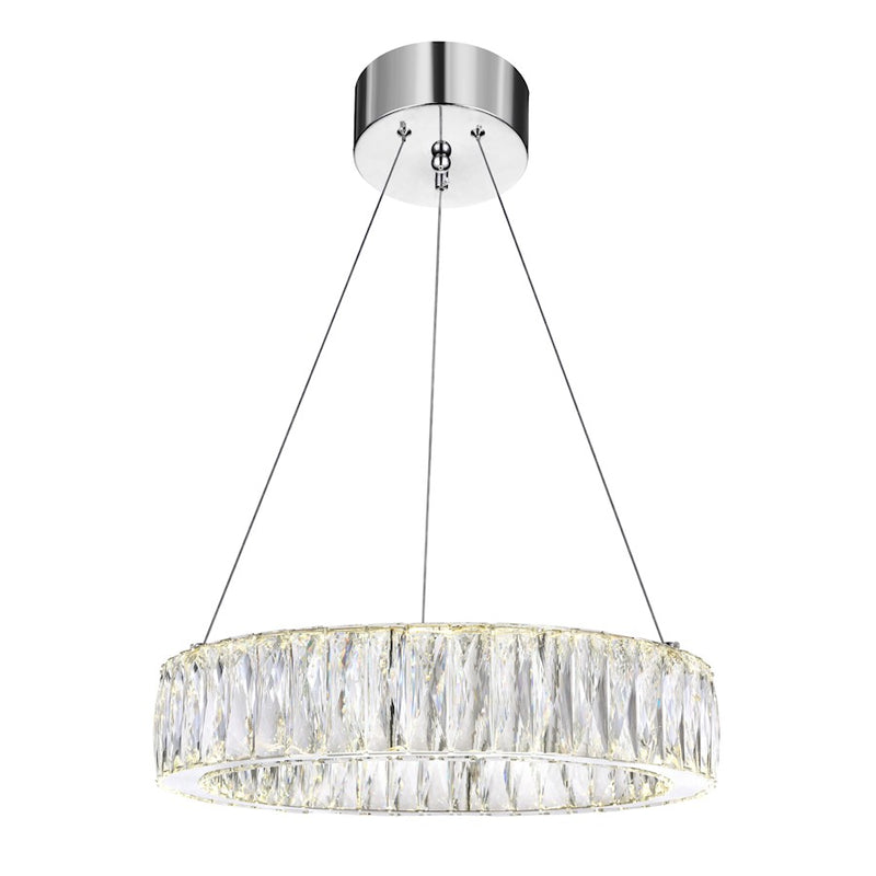 CWI Lighting Juno 20" Chandelier, Chrome