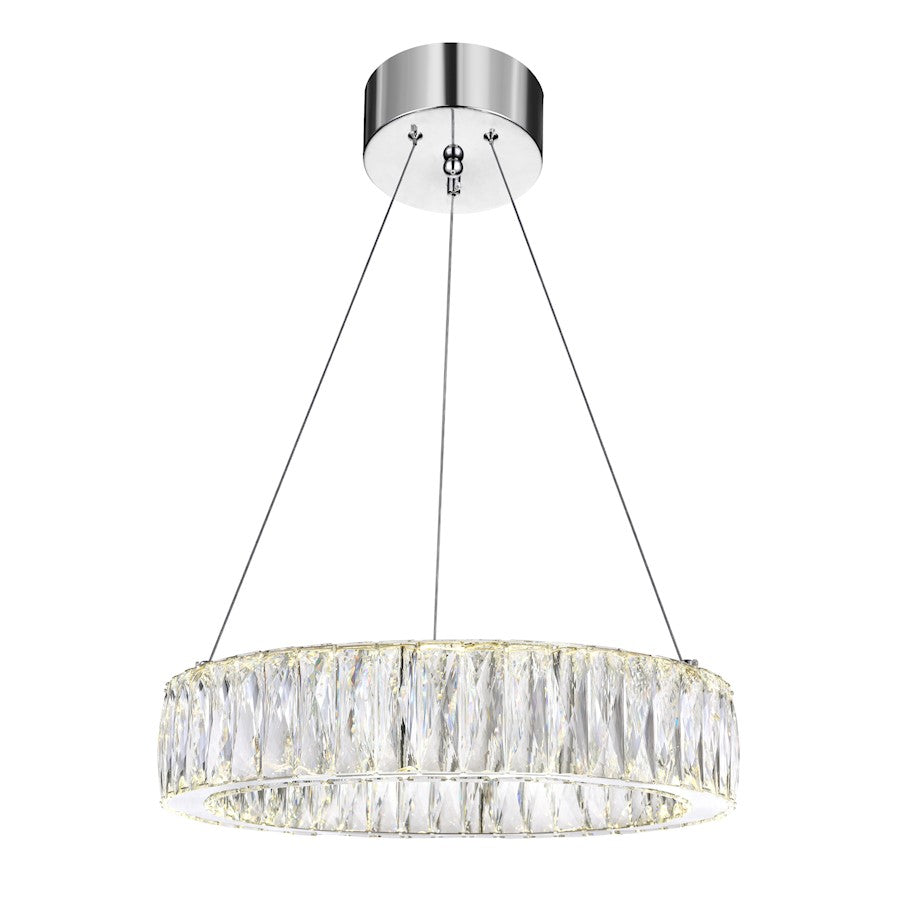 CWI Lighting Juno 20" Chandelier, Chrome - 5704P20-1-601