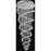 CWI Lighting Double Spiral 6 Light Flush Mount, Chrome - 6606C20C