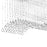 CWI Lighting Twinkle 37" 11 Light Flush Mount, Chrome