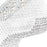 CWI Lighting Twinkle 37" 11 Light Flush Mount, Chrome
