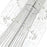 CWI Lighting Hallway 32 Light Flush Mount, Chrome
