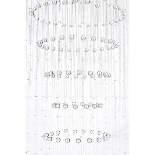 CWI Lighting Hallway 18 Light Flush Mount, Chrome
