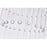 CWI Lighting Hallway 18 Light Flush Mount, Chrome