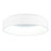 CWI Lighting Arenal 18" Drum Shade Flush Mount, White - 7103C18-1-104