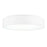 CWI Lighting Arenal 18" Drum Shade Flush Mount, White