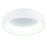 CWI Lighting Arenal 18" Drum Shade Flush Mount, White