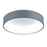 CWI Lighting Arenal 18" Drum Shade Flush Mount, Gray