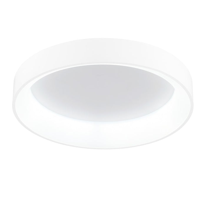 CWI Lighting Arenal 24" Drum Shade Flush Mount, White