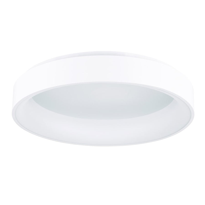 CWI Lighting Arenal 24" Drum Shade Flush Mount, White