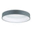 CWI Lighting Arenal 24" Drum Shade Flush Mount, Gray