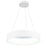 CWI Lighting Arenal 18" Drum Shade Pendant, White