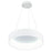 CWI Lighting Arenal 18" Drum Shade Pendant, White