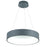 CWI Lighting Arenal 18" Drum Shade Pendant, Gray