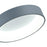 CWI Lighting Arenal 18" Drum Shade Pendant, Gray