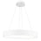 CWI Lighting Arenal 24" Drum Shade Pendant, White - 7103P24-1-104