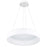CWI Lighting Arenal 24" Drum Shade Pendant, White