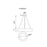 CWI Lighting Arenal 24" Drum Shade Pendant, White