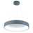 CWI Lighting Arenal 24" Drum Shade Pendant, Gray