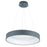 CWI Lighting Arenal 24" Drum Shade Pendant, Gray