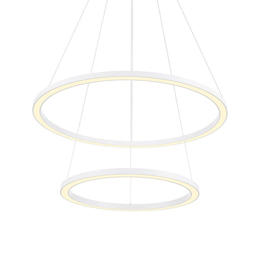 CWI Lighting Chalice 24" Chandelier, White