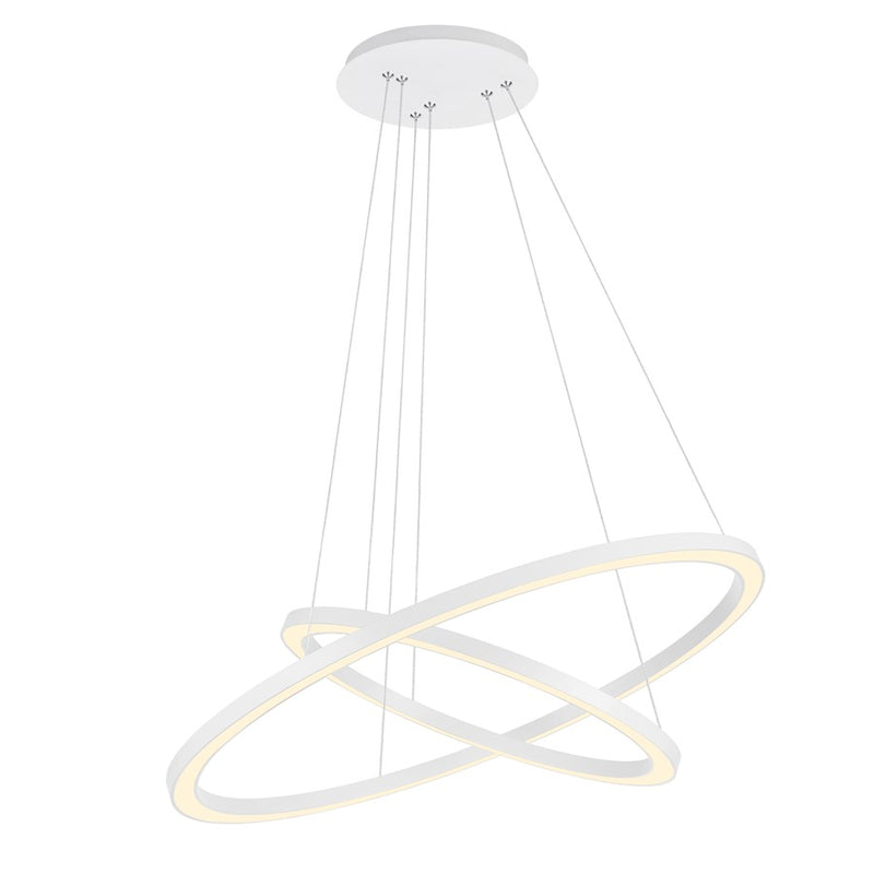 CWI Lighting Chalice 24" Chandelier, White