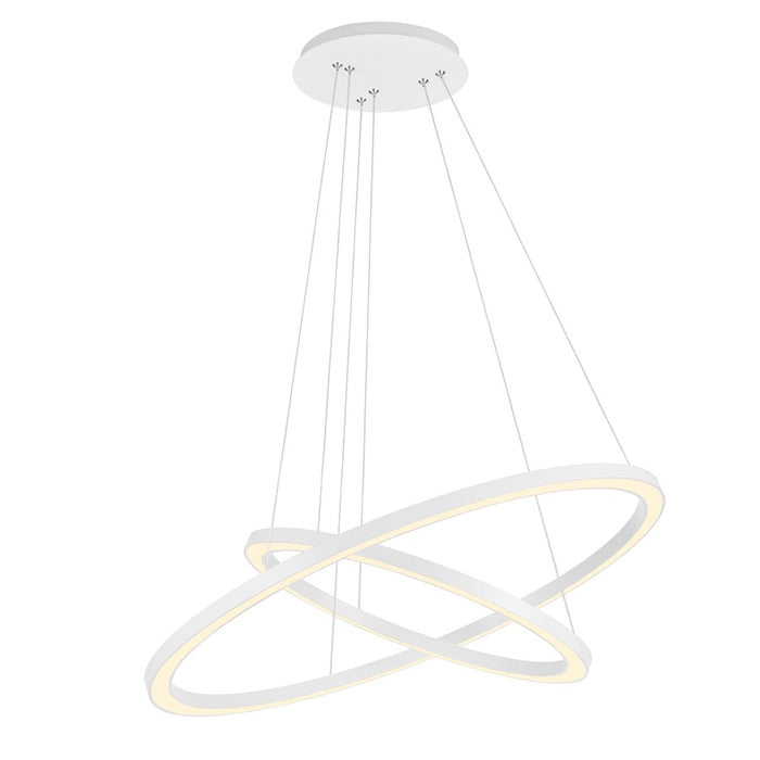 CWI Lighting Chalice 24" Chandelier, White