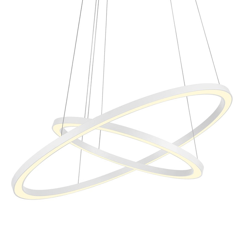 CWI Lighting Chalice 24" Chandelier, White