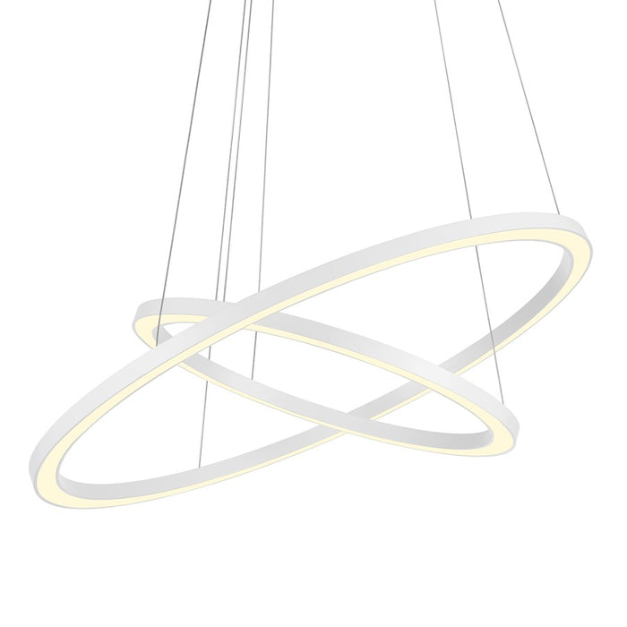 CWI Lighting Chalice 24" Chandelier, White