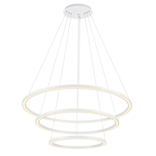 CWI Lighting Chalice 31" Chandelier, White - 7112P31-103