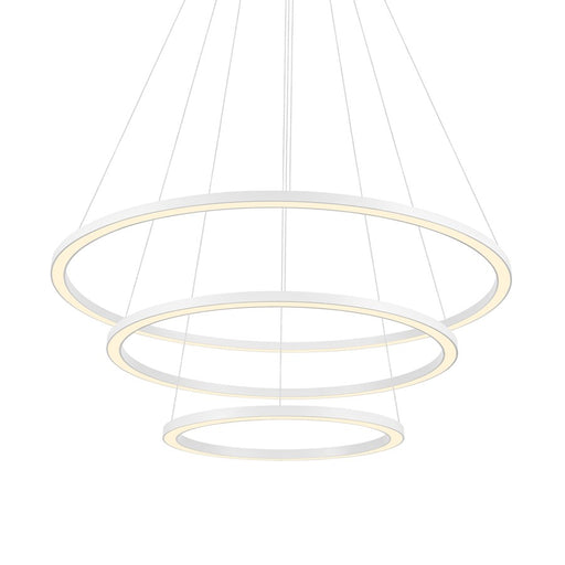 CWI Lighting Chalice 31" Chandelier, White