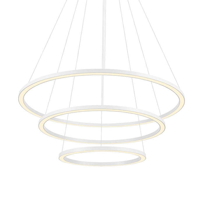 CWI Lighting Chalice 31" Chandelier, White
