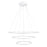 CWI Lighting Chalice 31" Chandelier, White