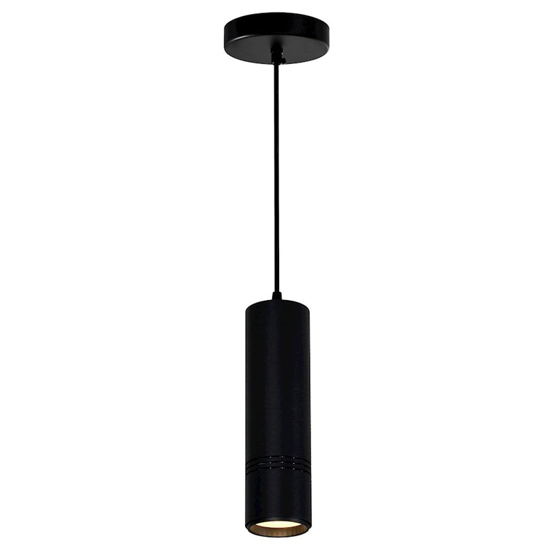 CWI Lighting Stowe Down Mini Pendant, Sand Black