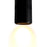 CWI Lighting Stowe Down Mini Pendant, Sand Black