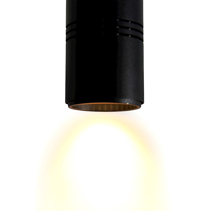 CWI Lighting Stowe Down Mini Pendant, Sand Black