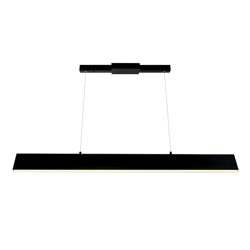 CWI Lighting Krista 36" Chandelier, Satin Black