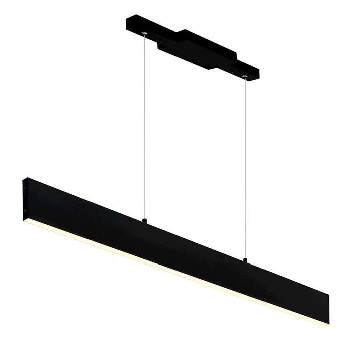 CWI Lighting Krista 36" Chandelier, Satin Black