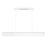 CWI Lighting Krista 36" Chandelier, Satin White