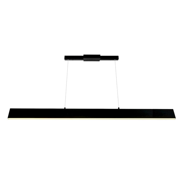 CWI Lighting Krista 47" Chandelier, Satin Black