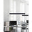 CWI Lighting Krista 47" Chandelier, Satin Black