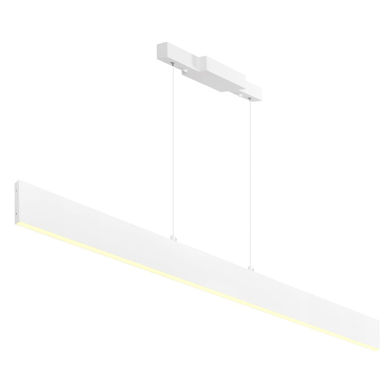 CWI Lighting Krista 47" Chandelier, Satin White