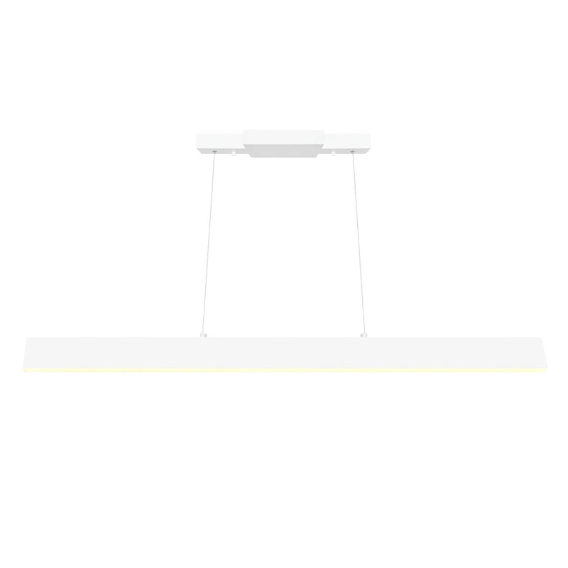 CWI Lighting Krista 47" Chandelier, Satin White