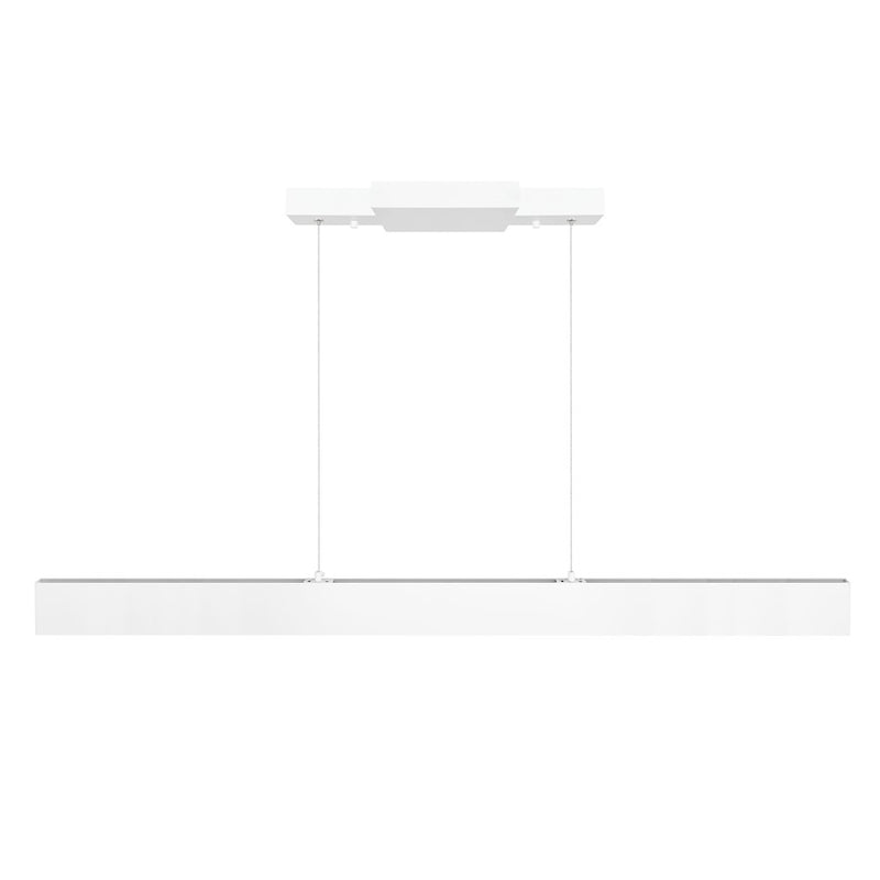 CWI Lighting Krista 47" Chandelier, Satin White