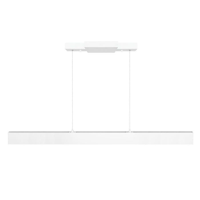 CWI Lighting Krista 47" Chandelier, Satin White