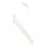 CWI Lighting Krista 47" Chandelier, Satin White